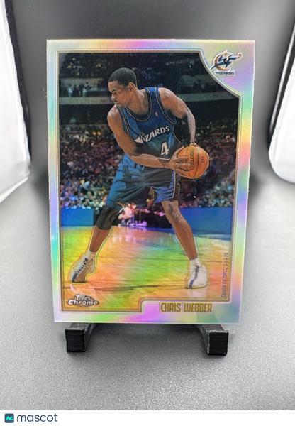 1999 Topps Chrome Chris Webber #180 Refractor