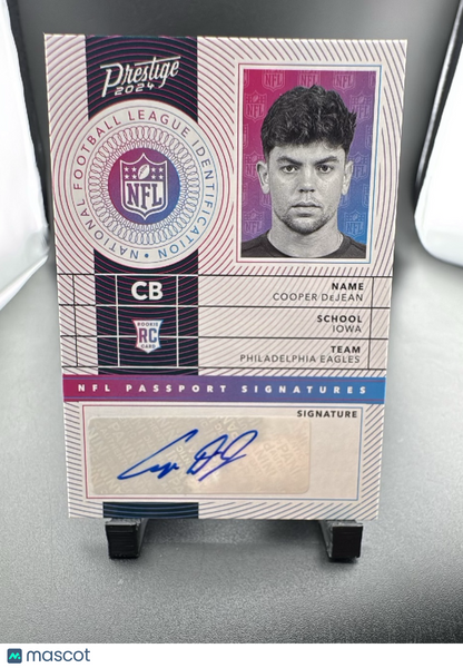 2024 Panini Prestige Cooper DeJean #NPS-CDN RC