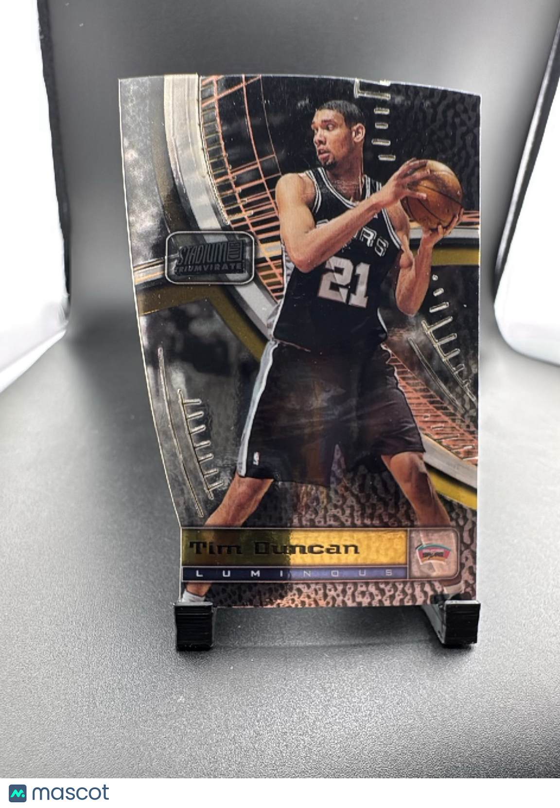 1998 Topps Stadium Club Triumvirate Tim Duncan #T6C Luminous