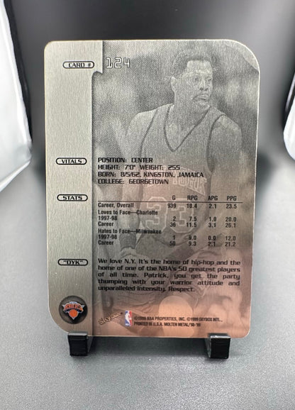 1999 SkyBox Molten Metal Patrick Ewing #124