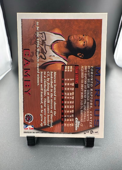 1995 Topps Chrome Marcus Camby #161 Refractor