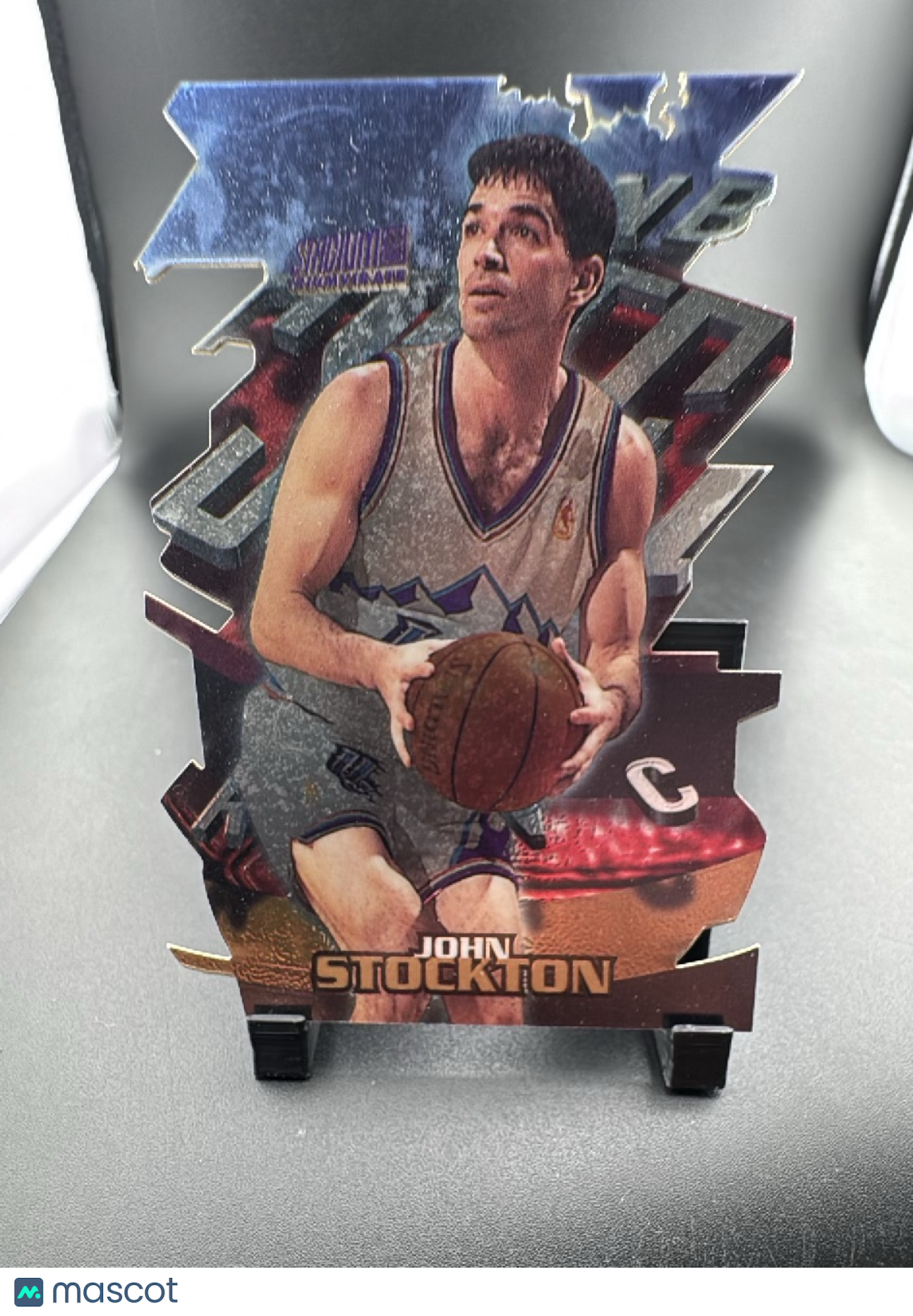 1998 Topps Stadium Club Triumvirate John Stockton #T13B