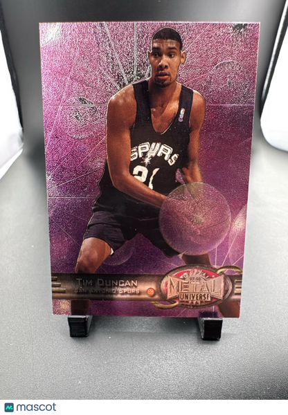 1997 Metal Universe Tim Duncan #66
