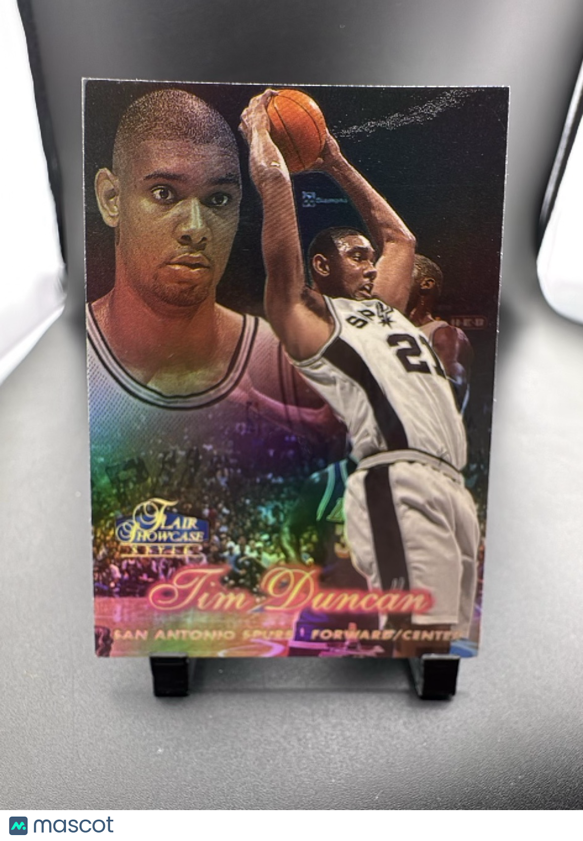 1998 Flair Showcase Tim Duncan #Row 2 Seat 5