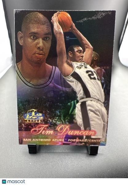 1998 Fleer Flair Showcase Tim Duncan #5 Row 2