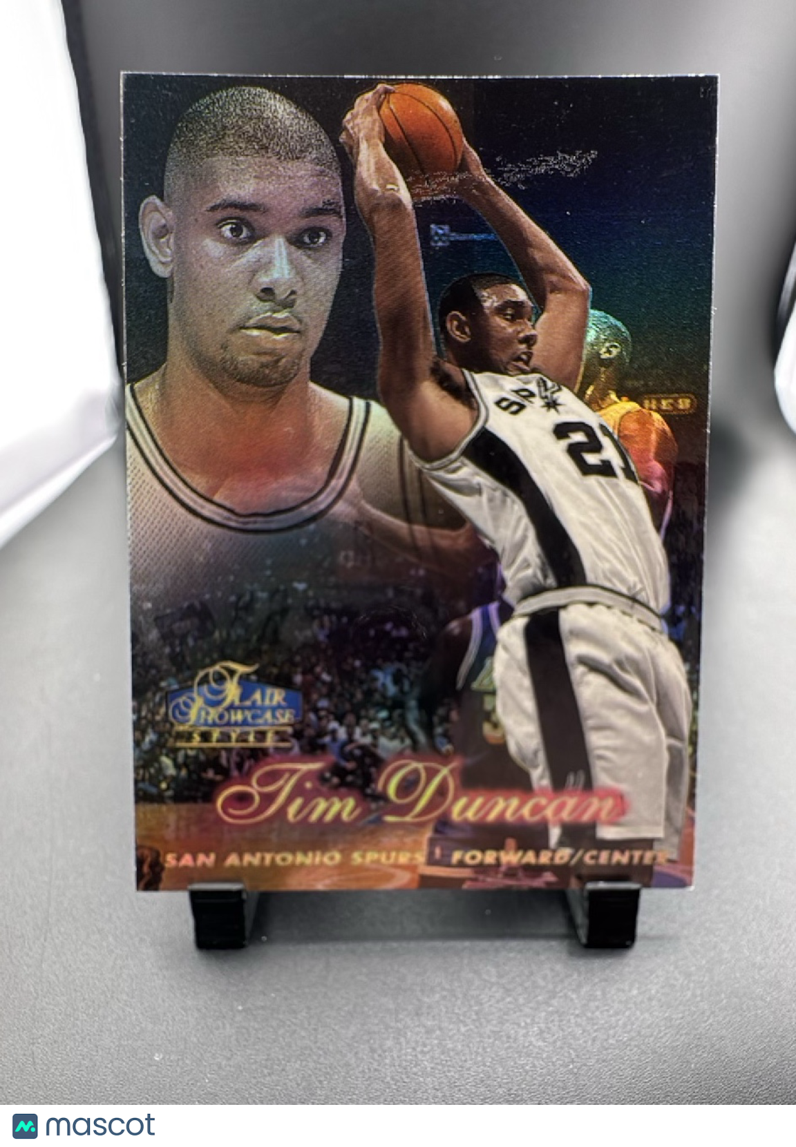 1998 Flair Showcase Tim Duncan #Row 2 Seat 5