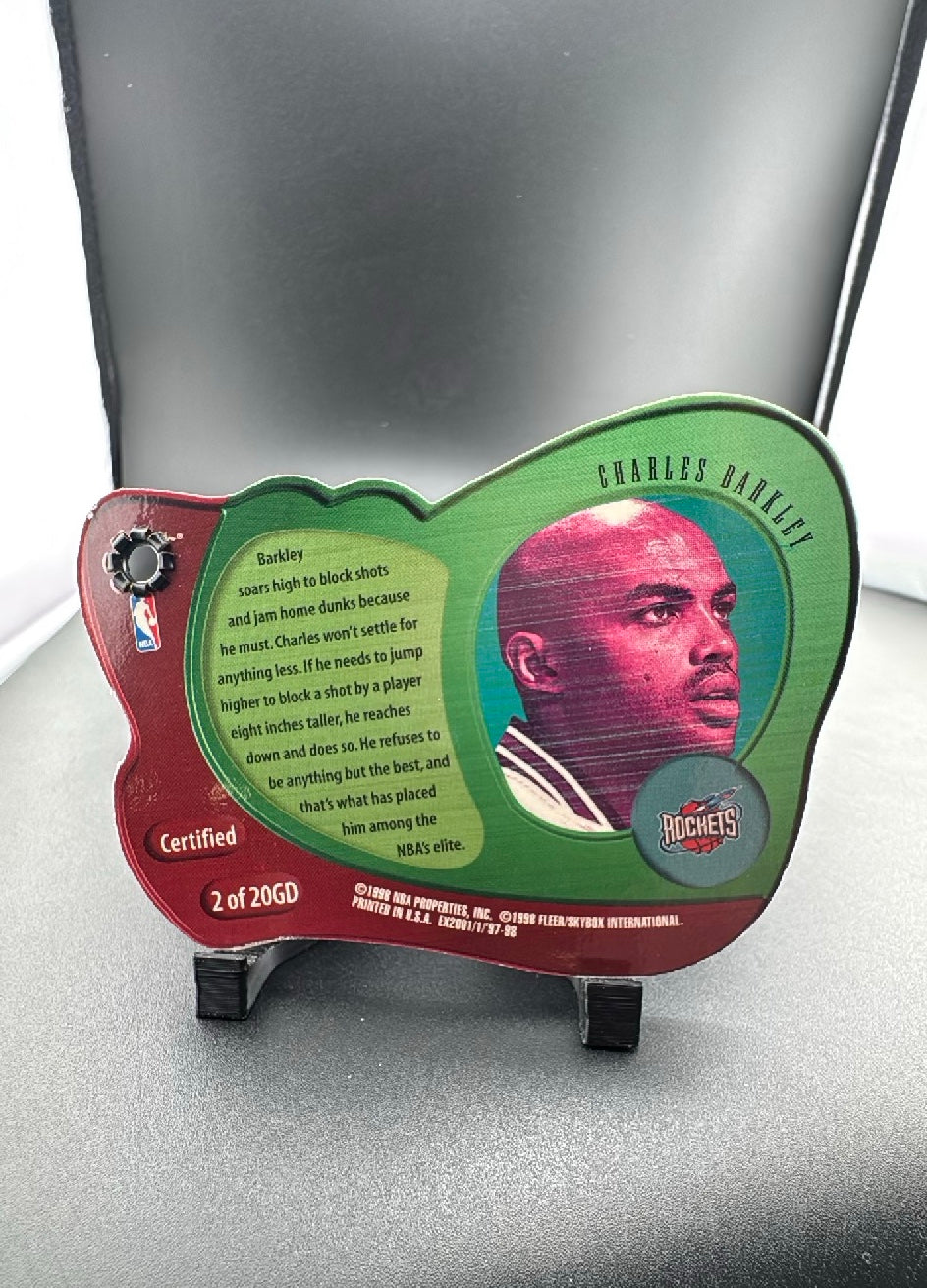 1998 SkyBox Premium Gravity Denied Charles Barkley #2 GD