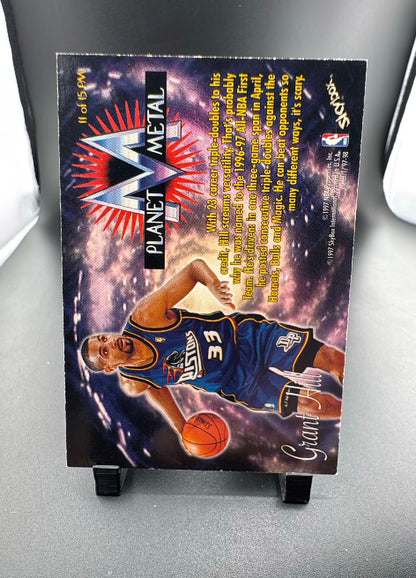 1997 SkyBox Metal Universe Planet Metal Grant Hill #11 of 15 PM