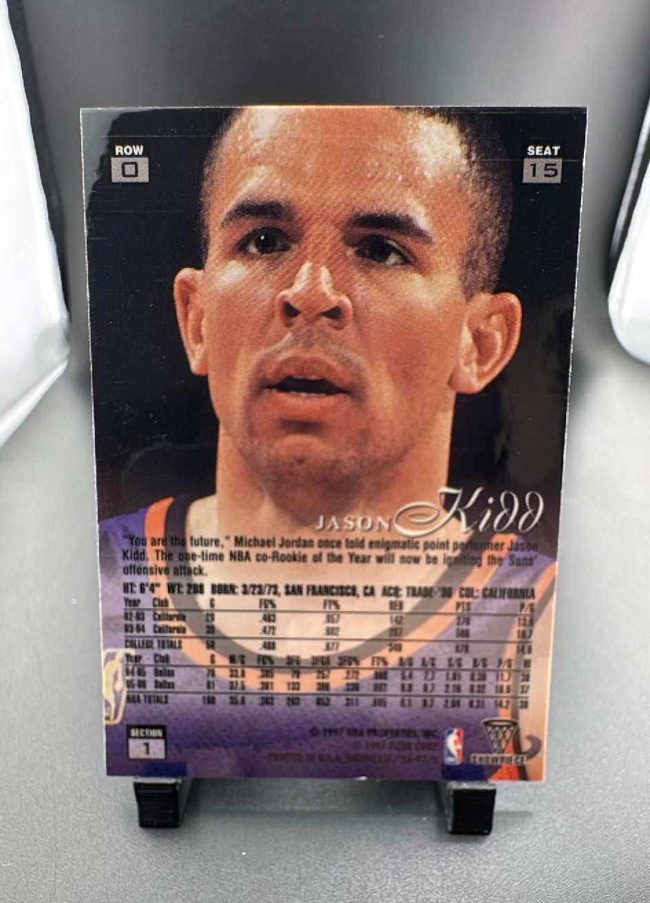 1997 Flair Showcase Jason Kidd #15 Row 0