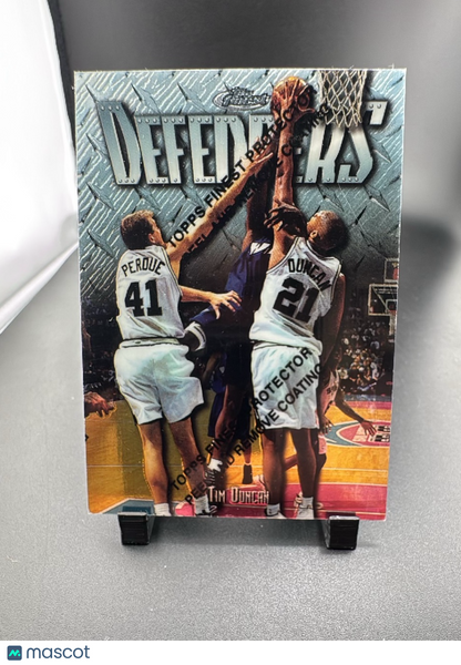 1996 Topps Finest Defenders Tim Duncan #DF26