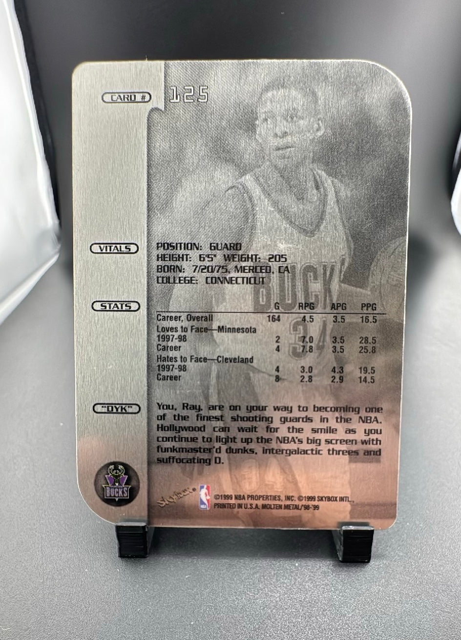 1999 SkyBox Metal Universe Ray Allen #125