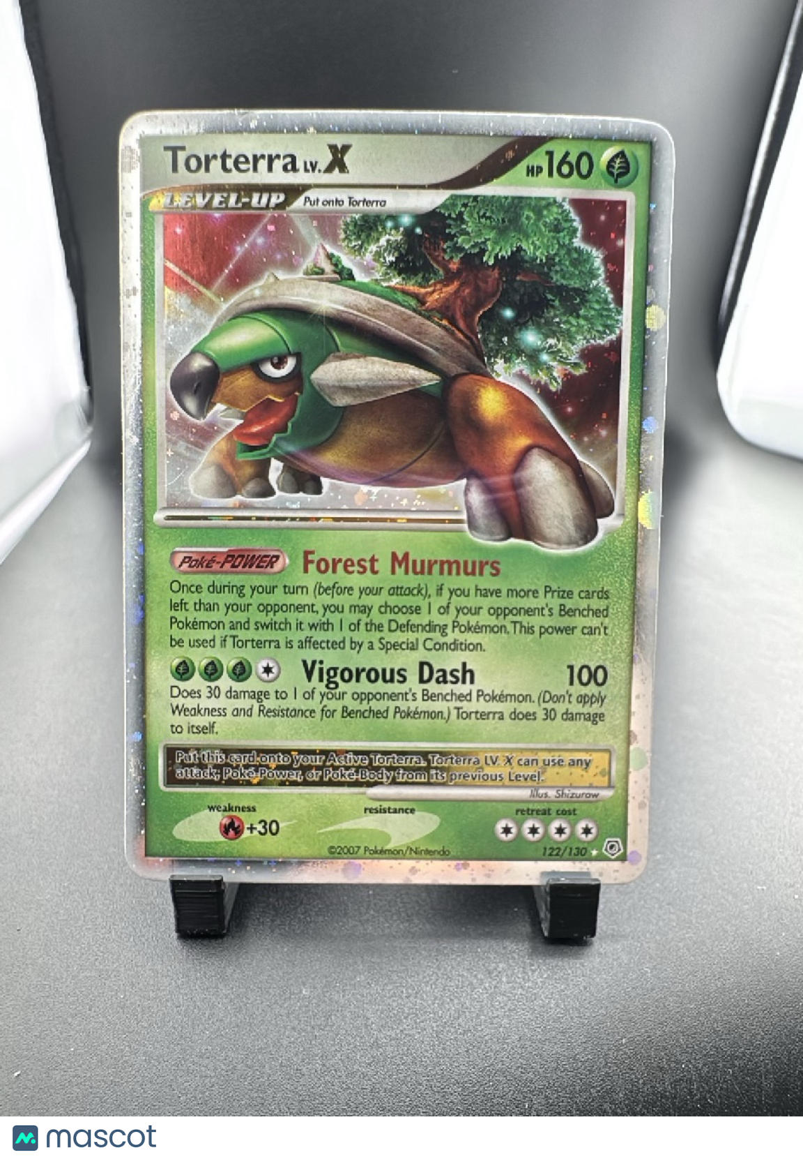 2010 Diamond & Pearl Torterra LV.X Holo Rare #122/130