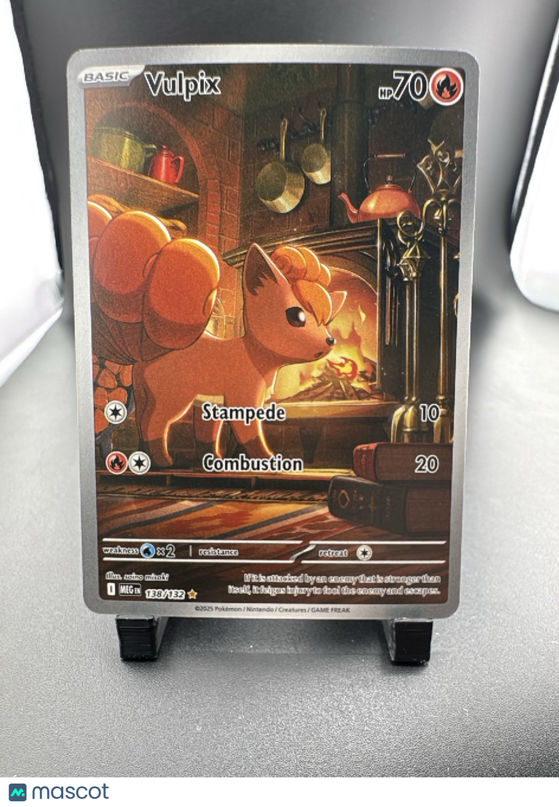 2025 Mega Evolution Vulpix Holo Secret Rare #138/132