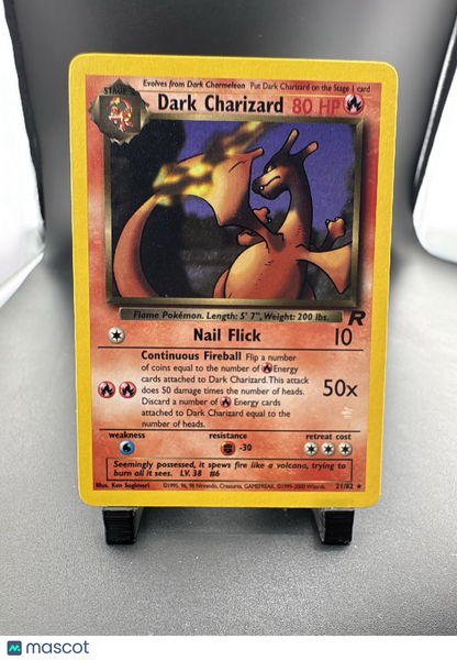 2000 Team Rocket Dark Charizard Rare #21/82