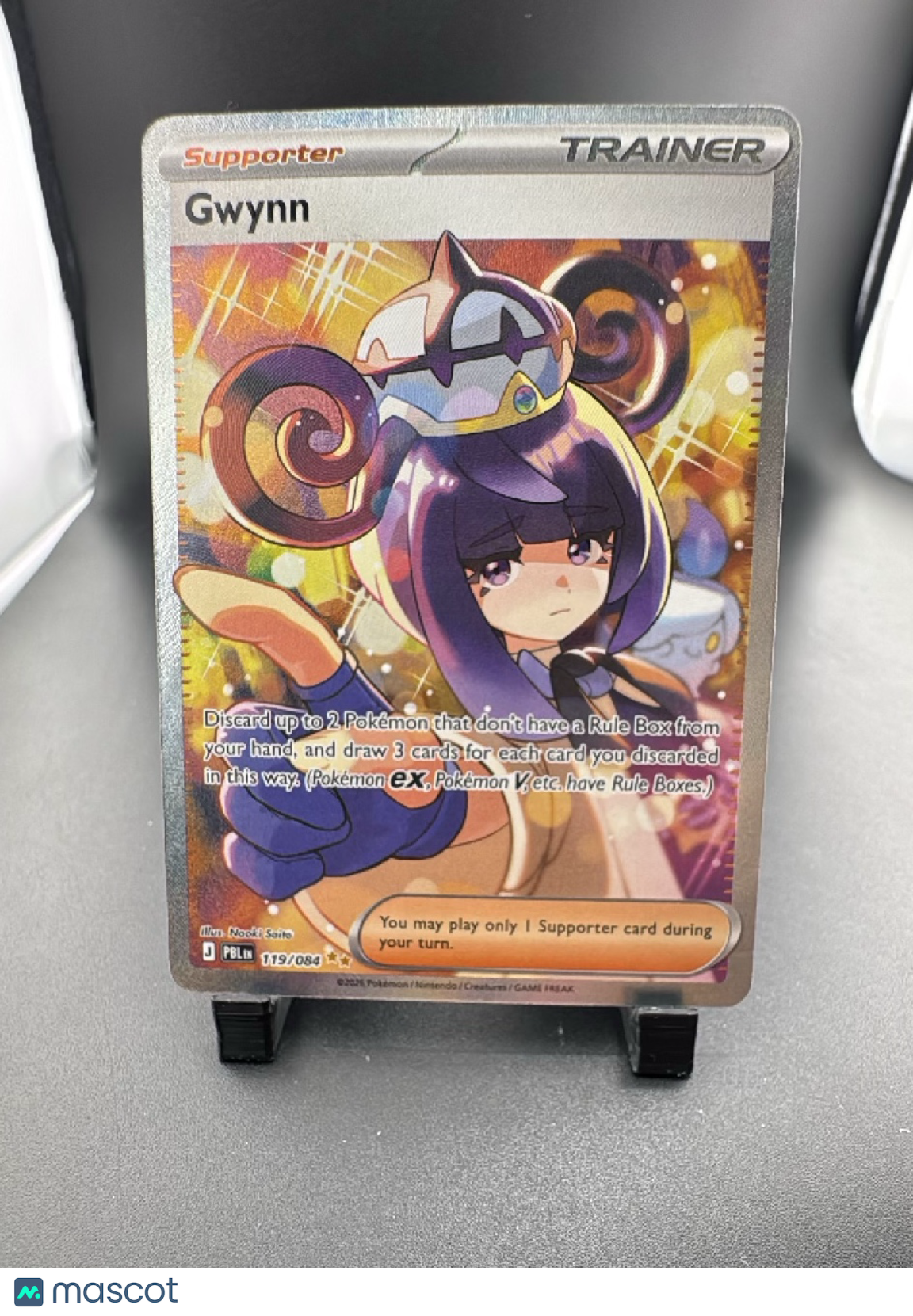 2026 Pitch Black Gwynn Holo Secret Rare FA SAR #119/84
