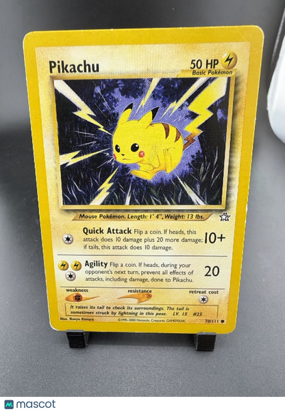 2000 Neo Genesis Pikachu #70/111