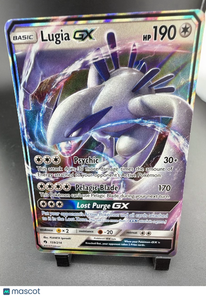 2018 Lost Thunder Lugia GX Holo Ultra Rare FA #159/214