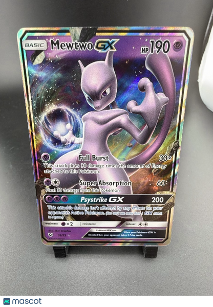 2017 Shining Legends Mewtwo GX Holo Rare #39/73