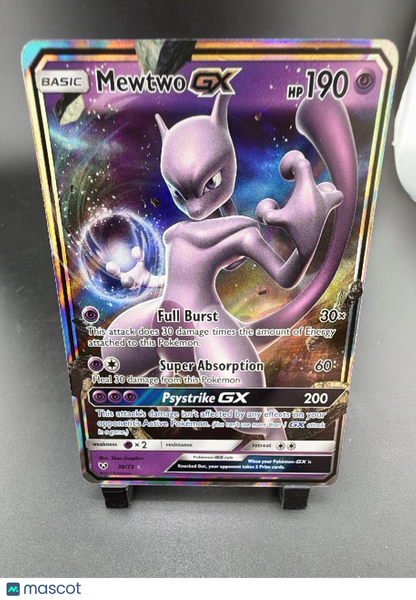 2017 Shining Legends Mewtwo GX Holo Rare #39/73