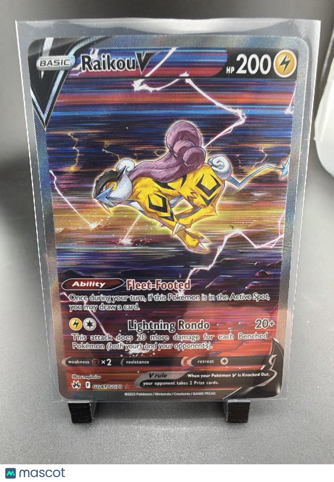 2023 Crown Zenith Raikou V Holo FA SAR #GG41/GG70
