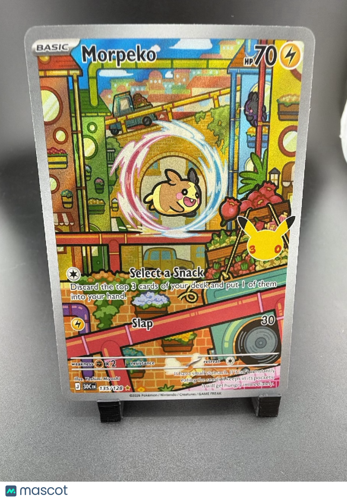 2026 30th Celebration Morpeko Holo Secret Rare #135/128