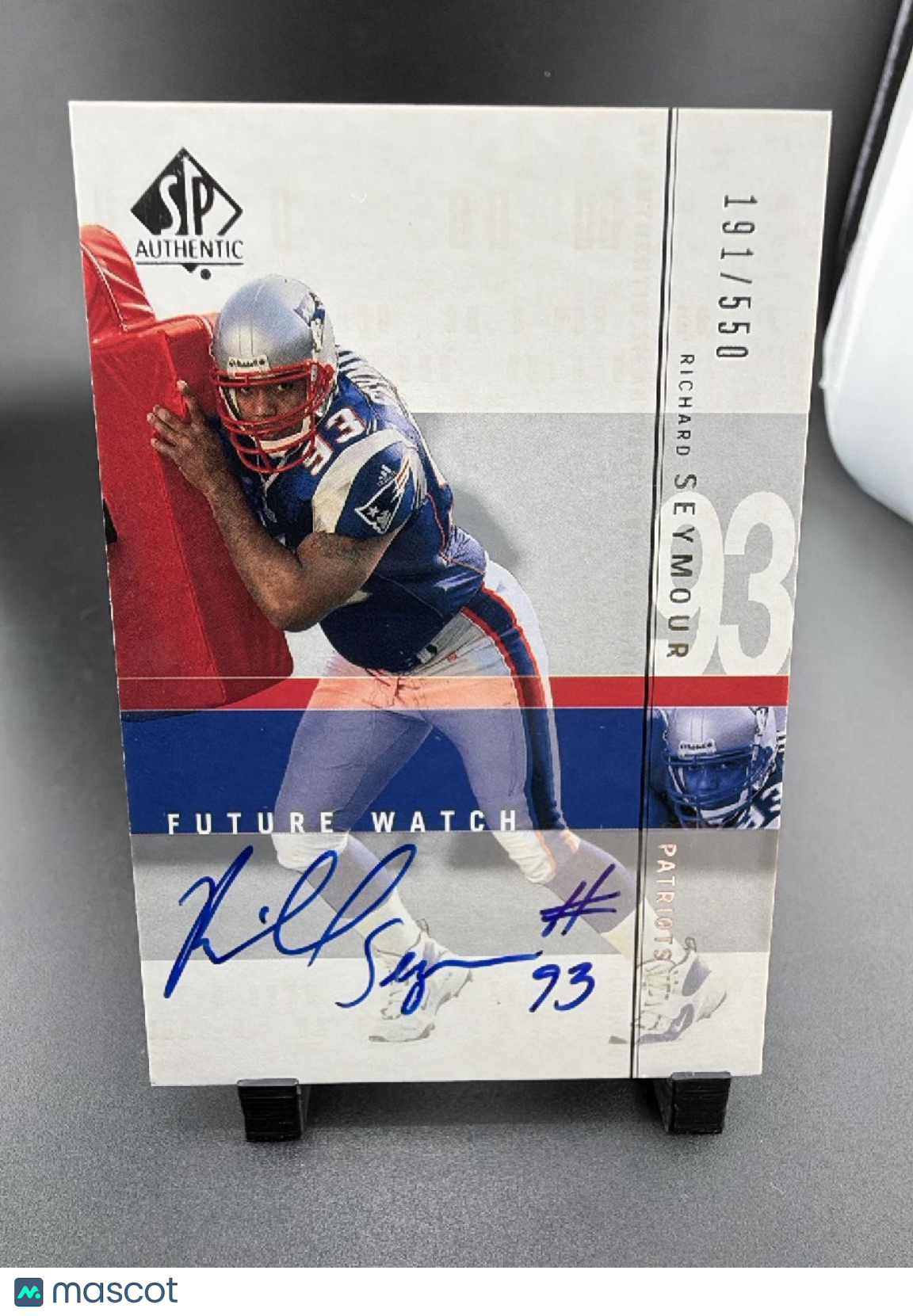 2001 SP Authentic Richard Seymour #149