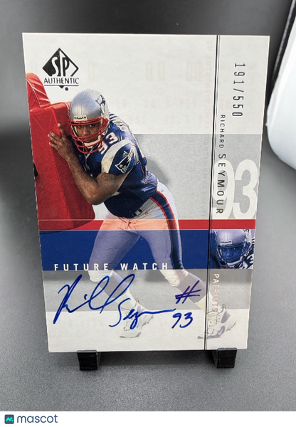 2001 SP Authentic Richard Seymour #149
