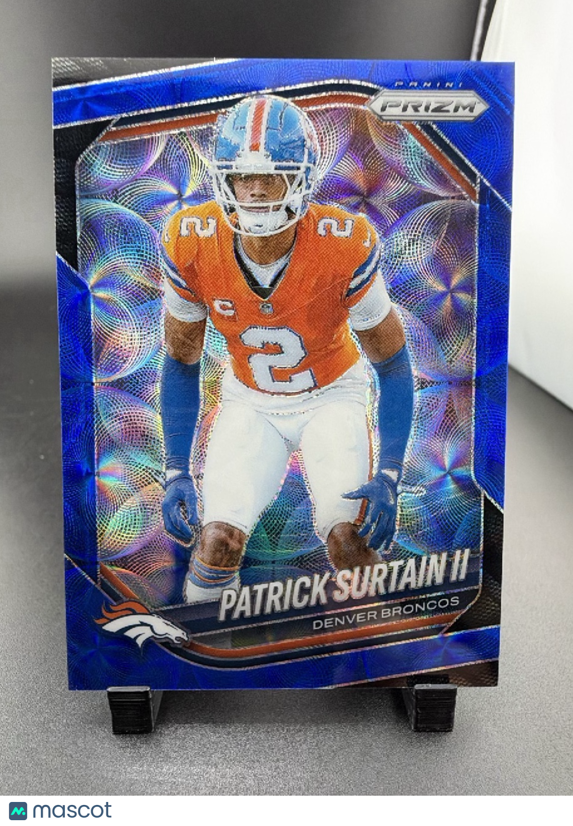 2025 Panini Prizm Patrick Surtain II #97 Blue Pulsar /14