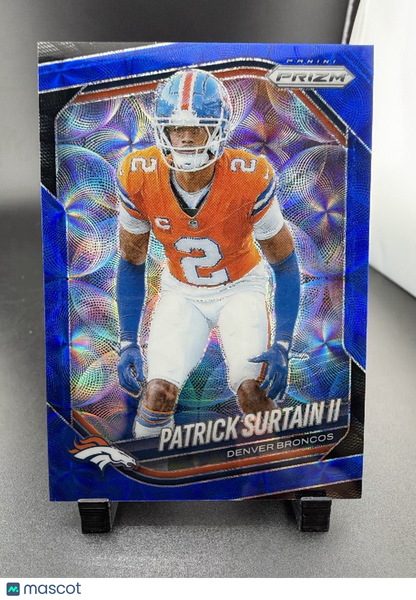 2025 Panini Prizm Patrick Surtain II #97 Blue Pulsar /14