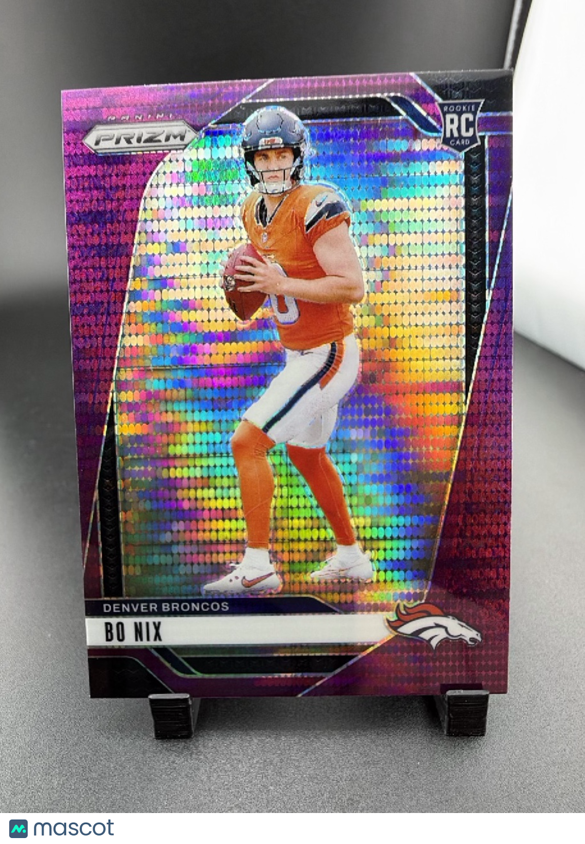 2024 Panini Prizm Bo Nix #309 Purple RC