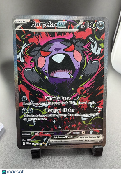 2026 Pitch Black Morpeko EX Holo Secret Rare SAR #117/84