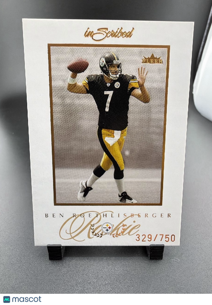 2004 Fleer Inscribed Ben Roethlisberger #82 /750