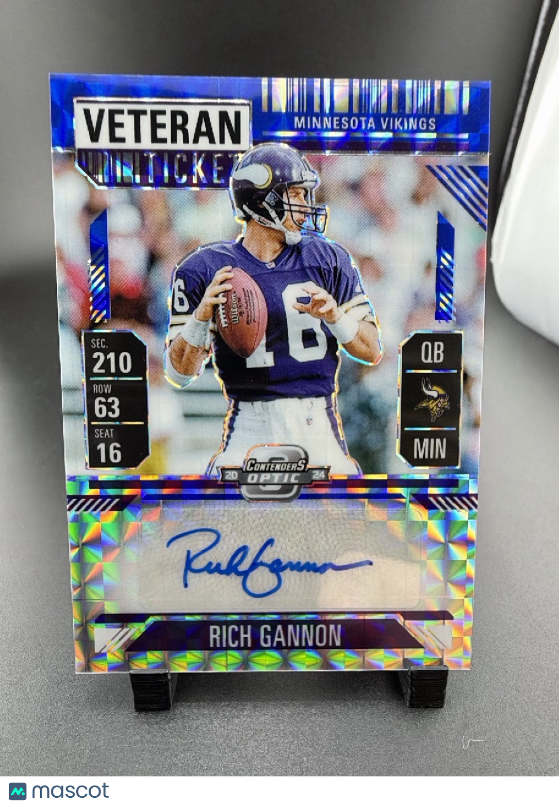 2024 Panini Contenders Optic Rich Gannon #VT-RGA Prizm /24