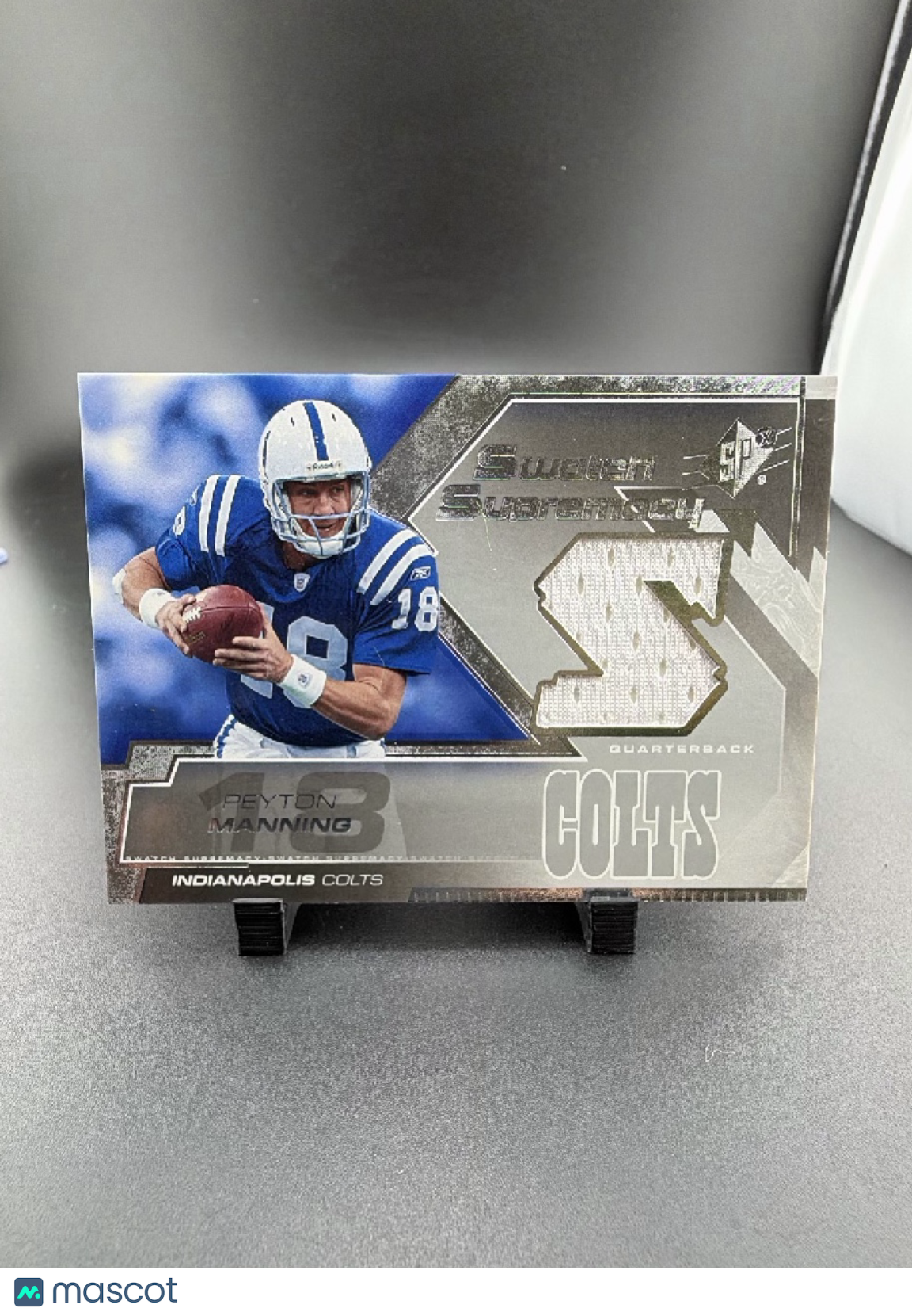 2005 Upper Deck SPx Swatch Supremacy Peyton Manning #SW-PM Game-Used Mem