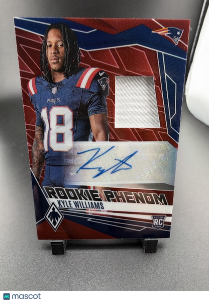 2025 Panini Phoenix Kyle Williams #RPJ-KWS /99 Autograph RC Memorabilia