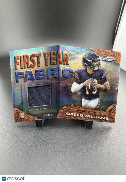 2024 Topps Chrome Football First Year Fabric Caleb Williams #FYF-CW RC Patch