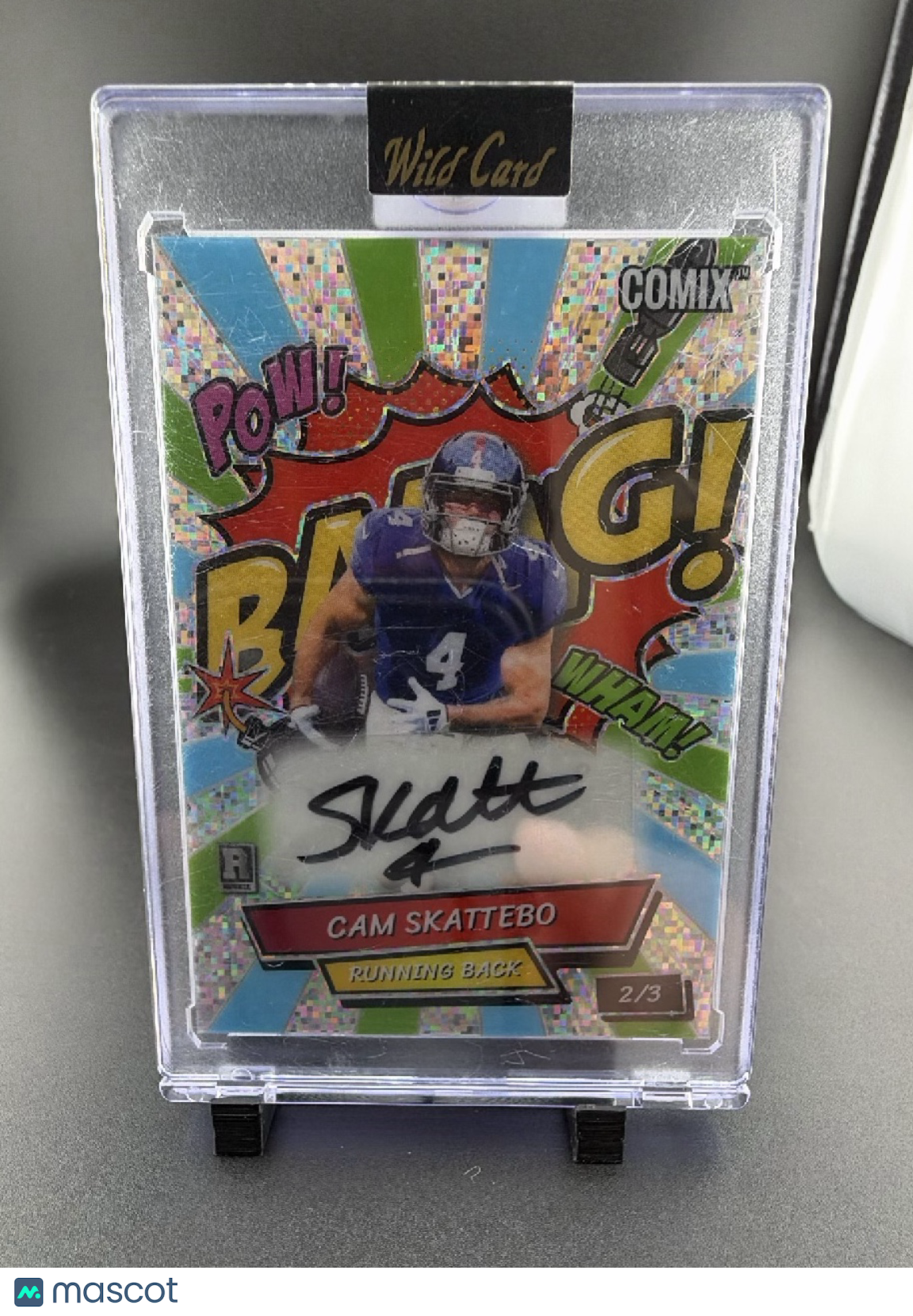 2025 Wild Card Comix Cam Skattebo #ACBRD-CS-A /3
