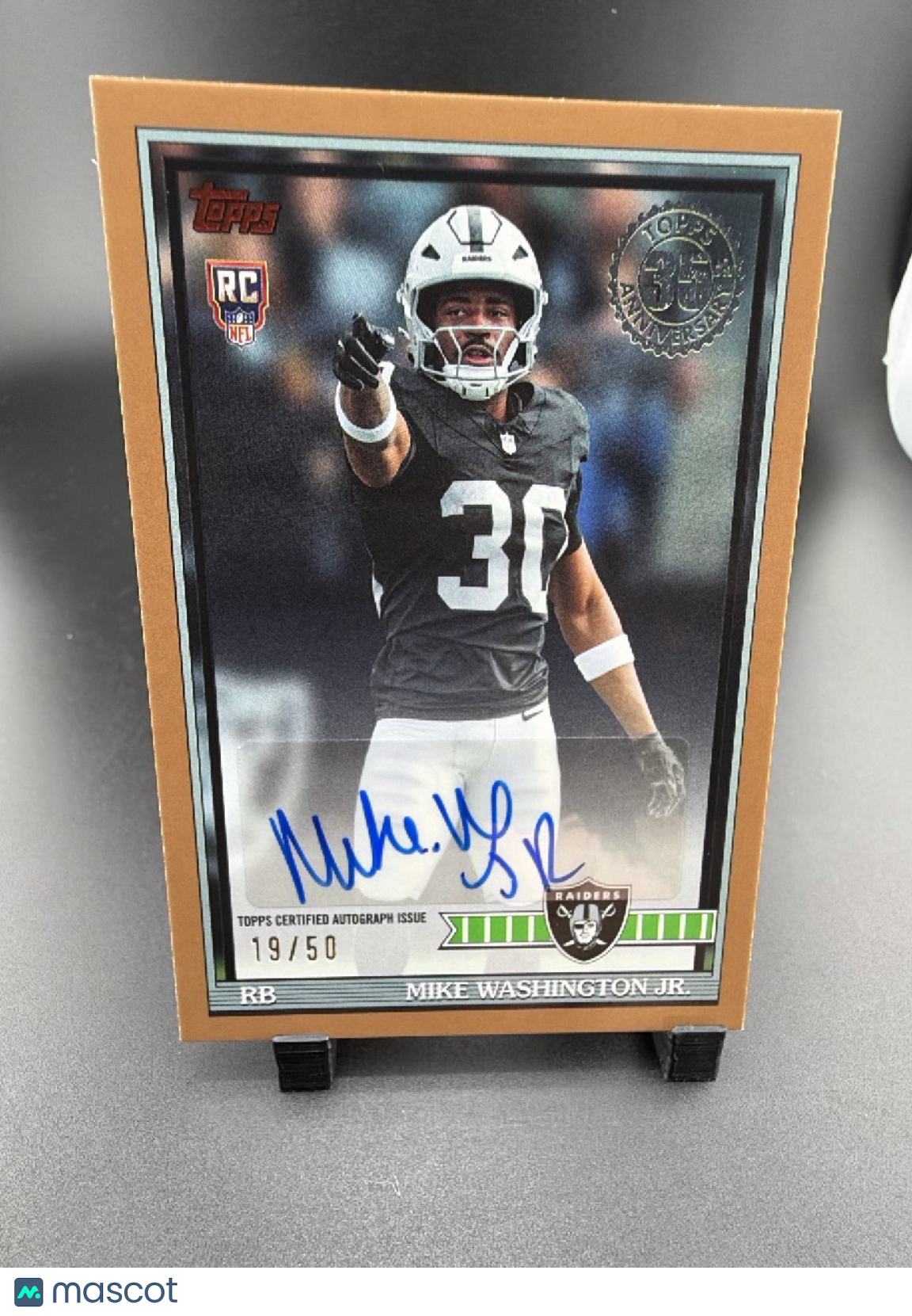 2026 Topps Flagship Football Mike Washington Jr. #91FRA-MW /50 RC