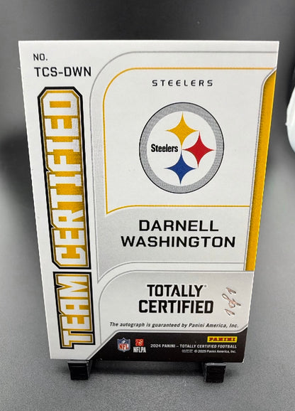 2025 Panini Totally Certified Team Certified Darnell Washington #TCS-DWN