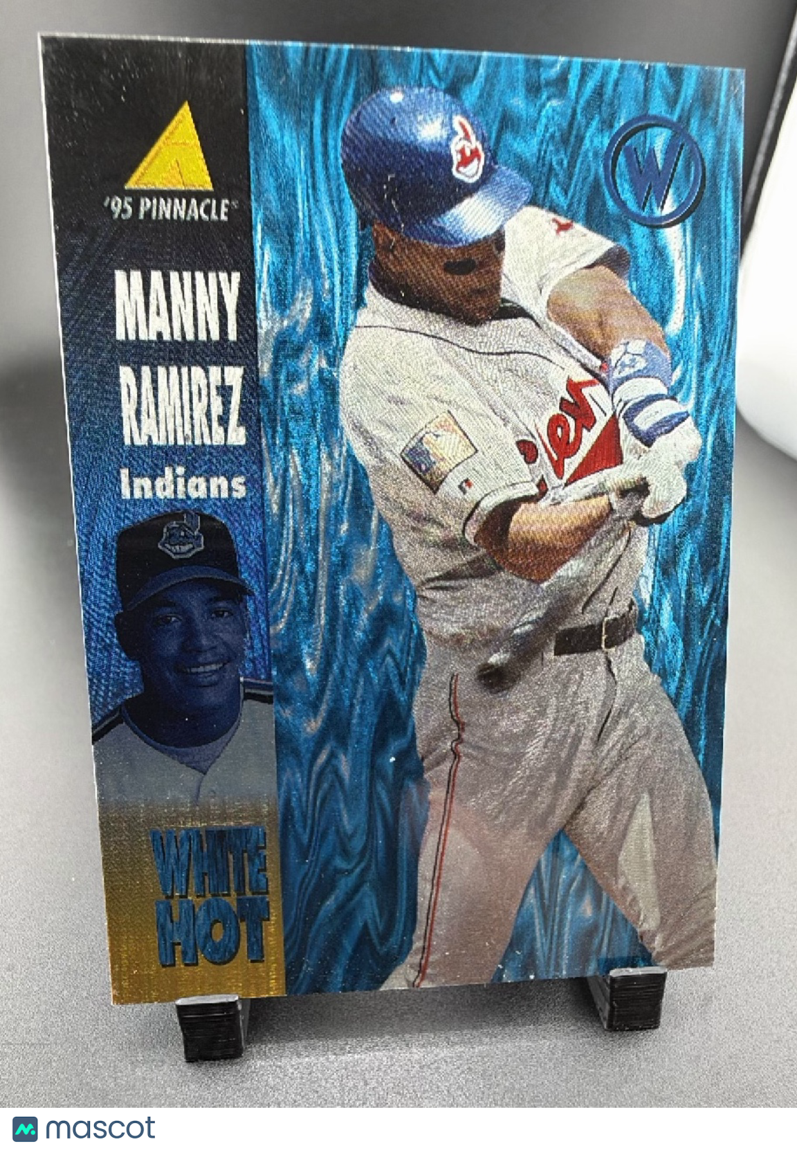 1995 Pinnacle White Hot Manny Ramirez #WH15