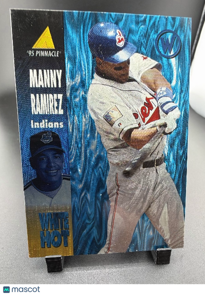 1995 Pinnacle White Hot Manny Ramirez #WH15