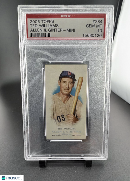 2006 Topps Allen & Ginter Ted Williams #284 Mini PSA 10