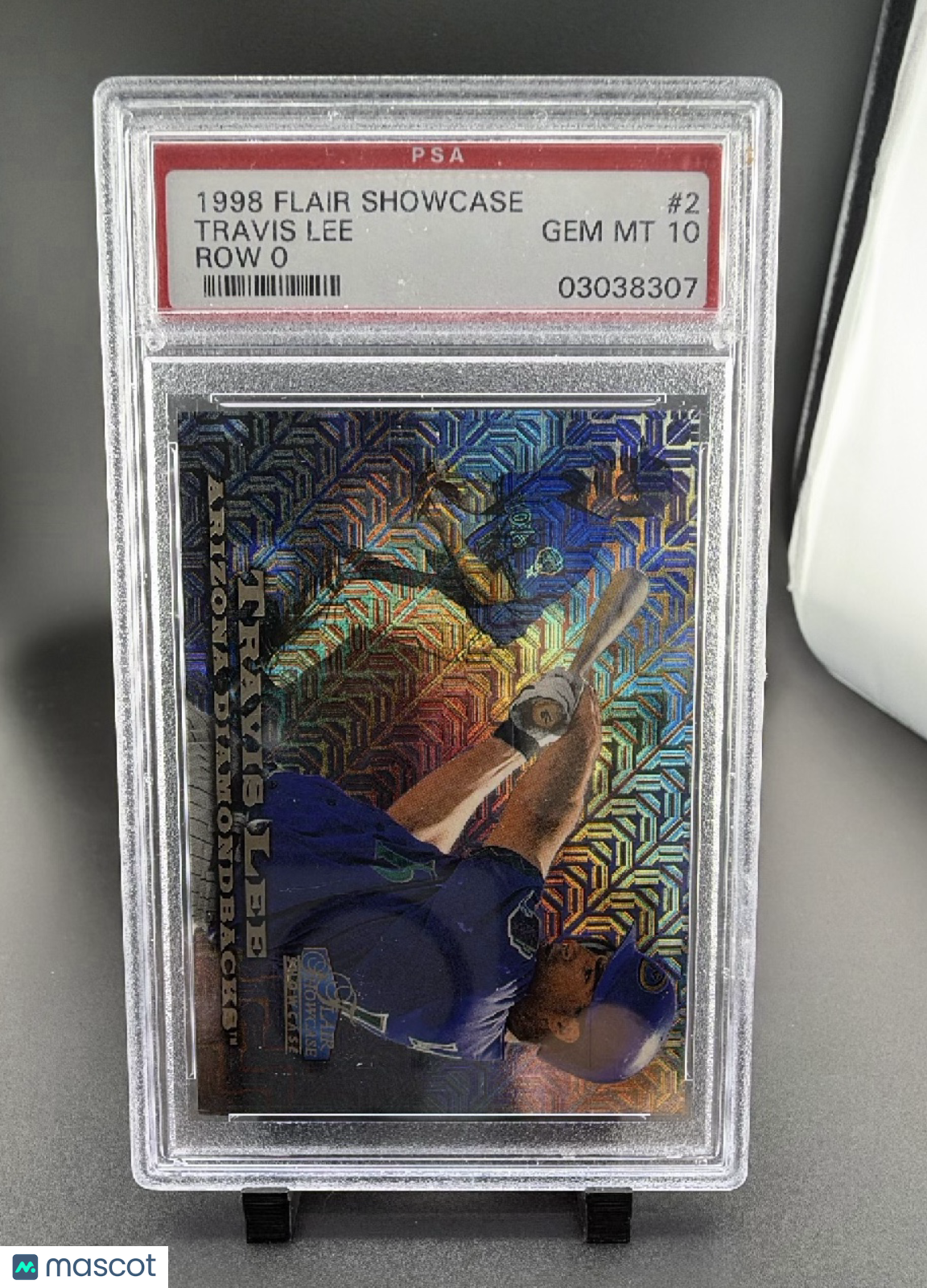 1998 Flair Showcase Travis Lee #2 Row 0 PSA 10
