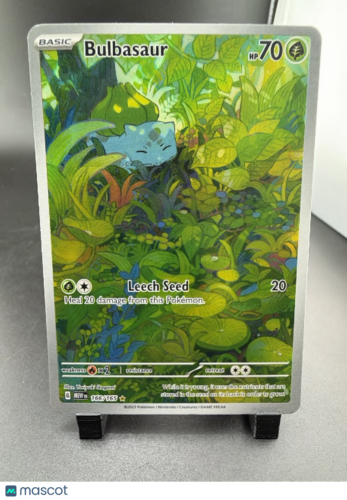 2023 Scarlet & Violet 151 Bulbasaur Holo Secret Rare FA #166/165