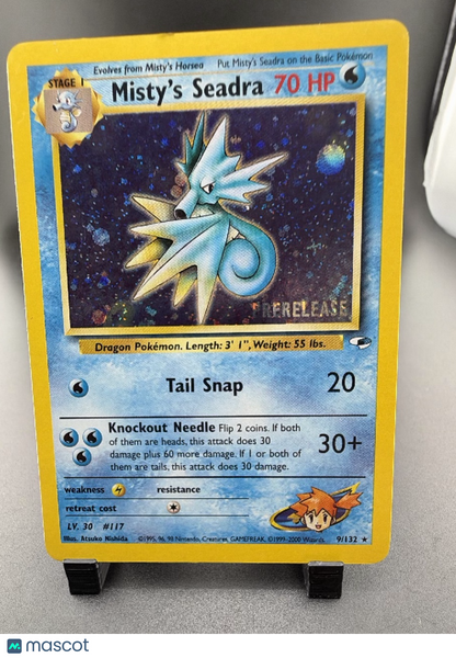 2000 Gym Heroes Misty's Seadra Holo Rare #9/132