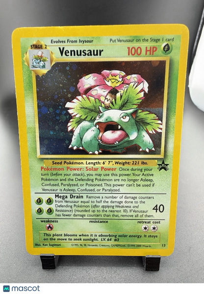 2000 Wizards Venusaur Holo Black Star Promo #13