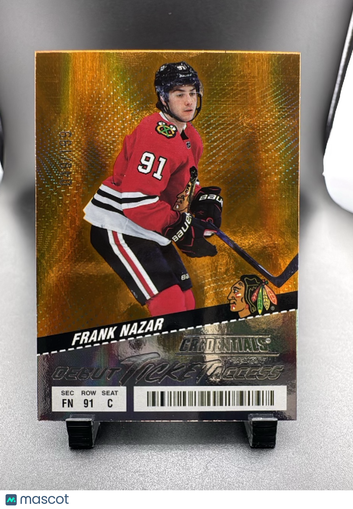 2024 Upper Deck Credentials Frank Nazar #129 Orange