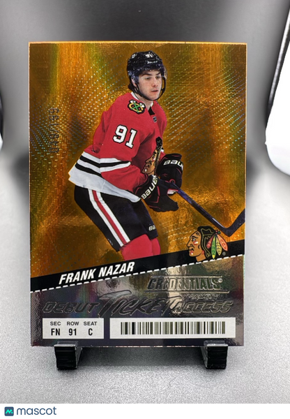 2024 Upper Deck Credentials Frank Nazar #129 Orange