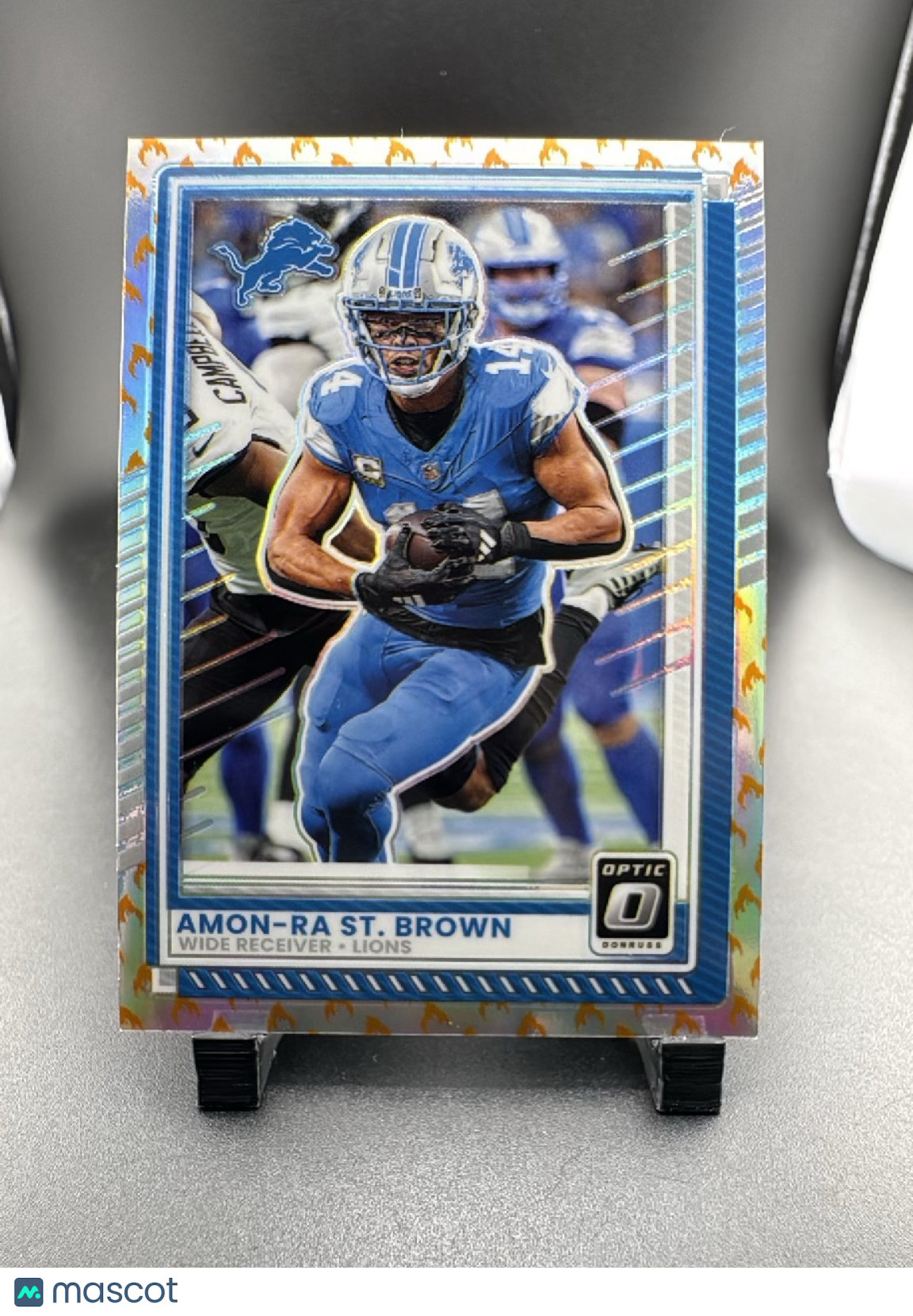 2025 Panini Donruss Optic Amon-Ra St. Brown #63 Fire