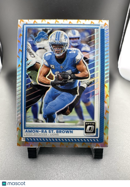 2025 Panini Donruss Optic Amon-Ra St. Brown #63 Fire